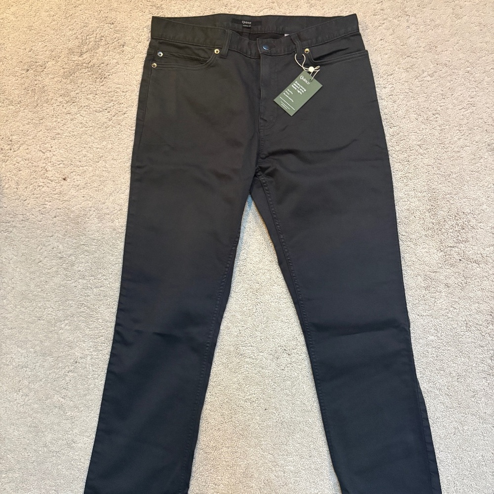 Quince Friendly Stretch Traveler 5 pocket pants Dark Charcoal 32x32